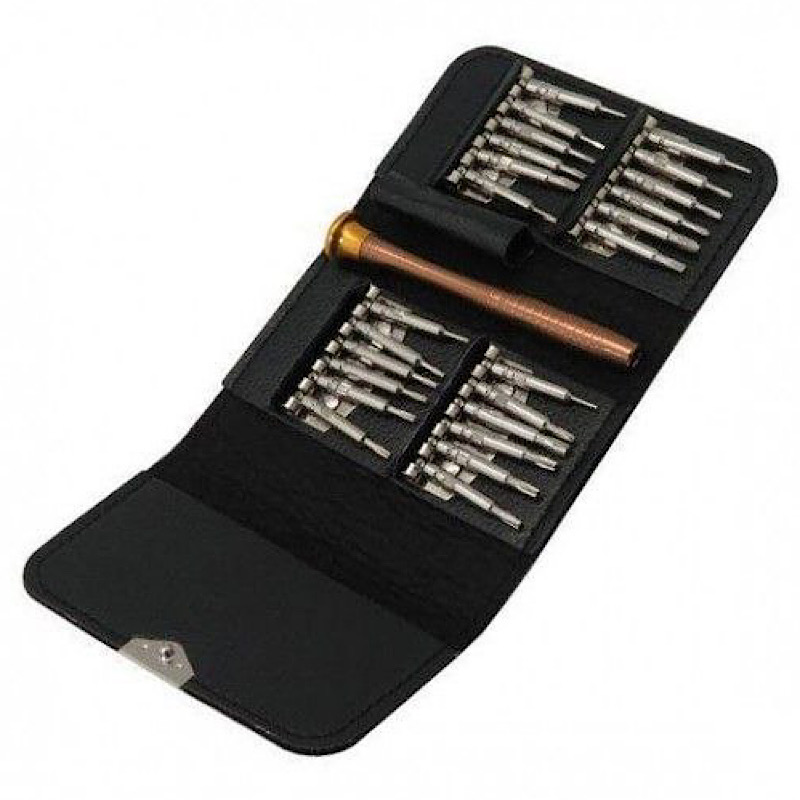 کیف پیچ گوشتی پروفشنال مگنتی 24in1 مدل چرمی