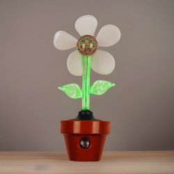 چراغ خواب طرح گل سنسور دار